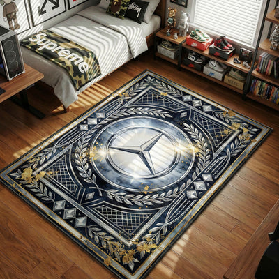 Dodge Hellcat Logo Rug - Muscle Floor Mat