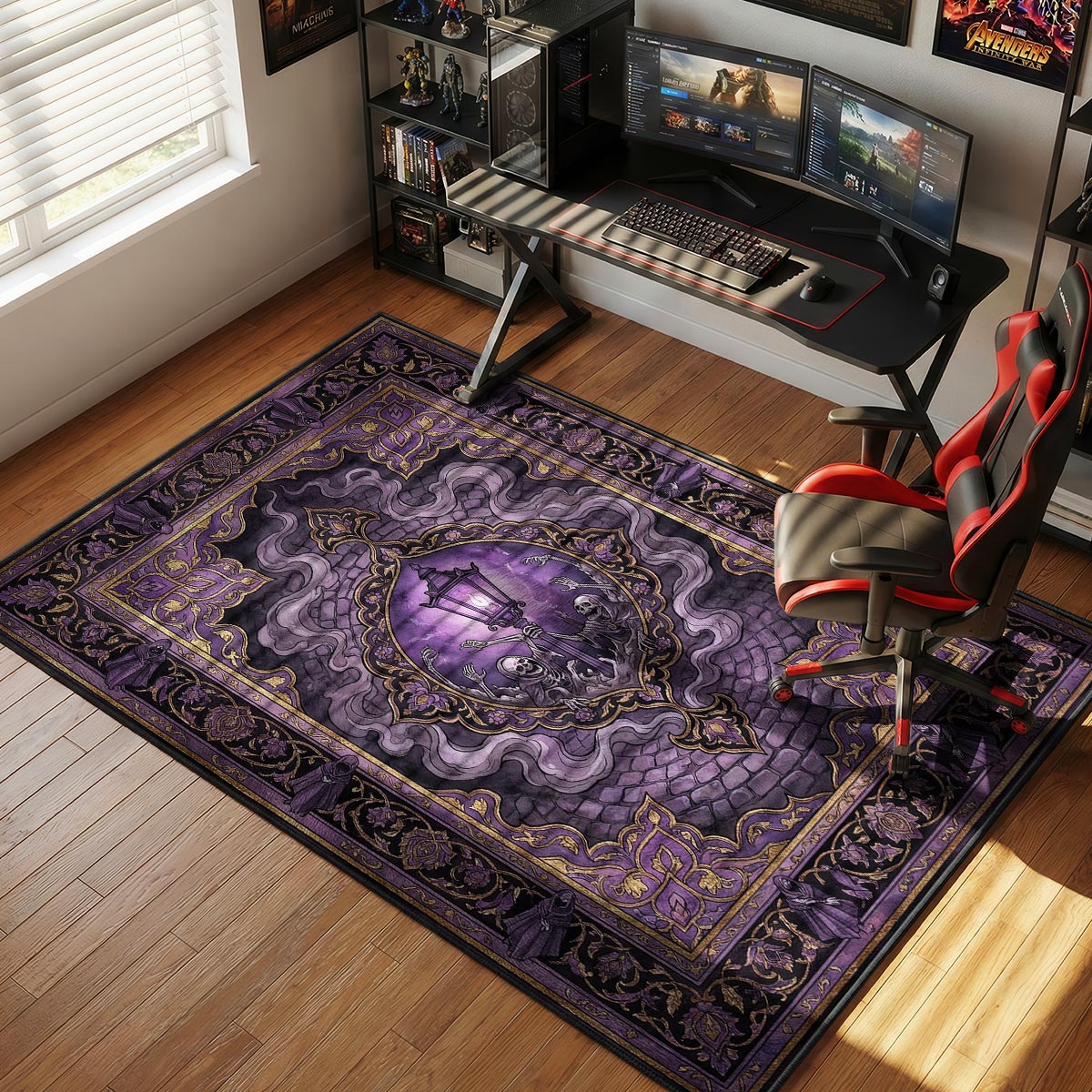 Messengers Lantern Spectral Rug - Bloodborne Chair Mat