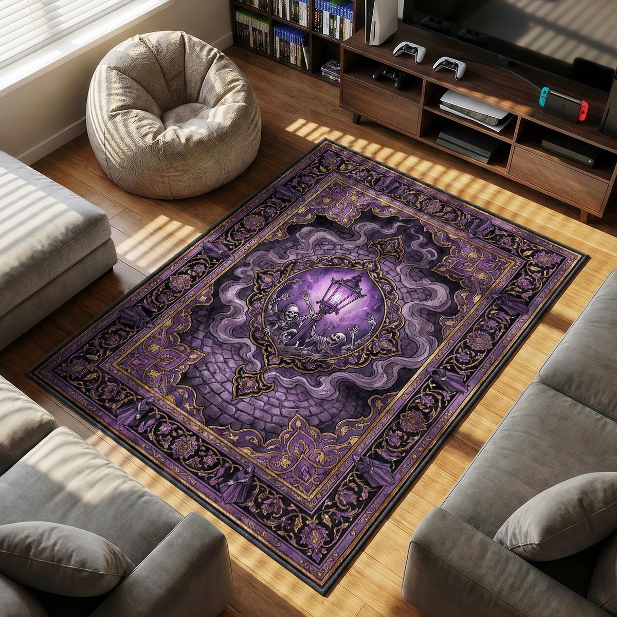 Messengers Lantern Spectral Rug - Bloodborne Chair Mat