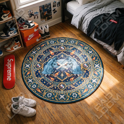 Metagross Meteor Round Rug - Pokemon Chair Mat