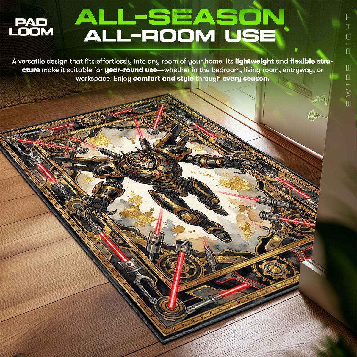 B-12 Rotes Protokollteppich - Streunende Stuhlmatte