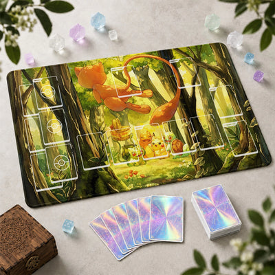 Mew Forest Playmat - Pokemon TCG Mat