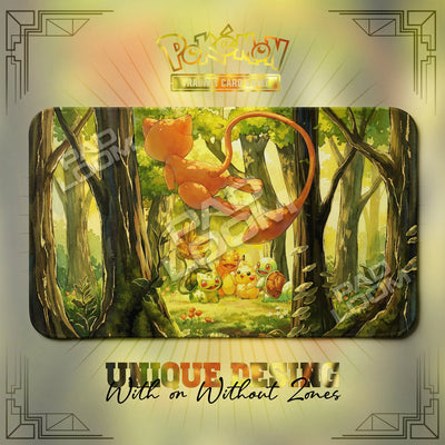 Mew Forest Playmat - Pokemon TCG Mat