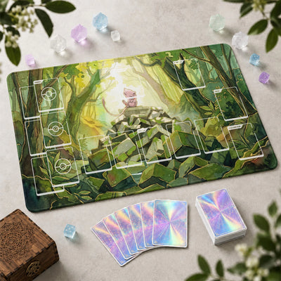 Mew Ruins Playmat - Pokemon TCG Mat