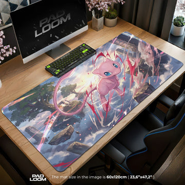 Mew Skyward Ruins Mouse Pad - Pokémon Desk Mat