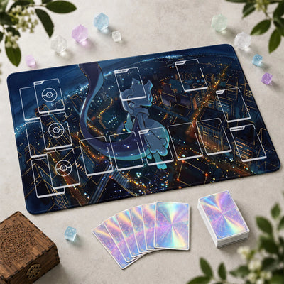Mewtwo Skyline Playmat - Pokemon TCG Mat
