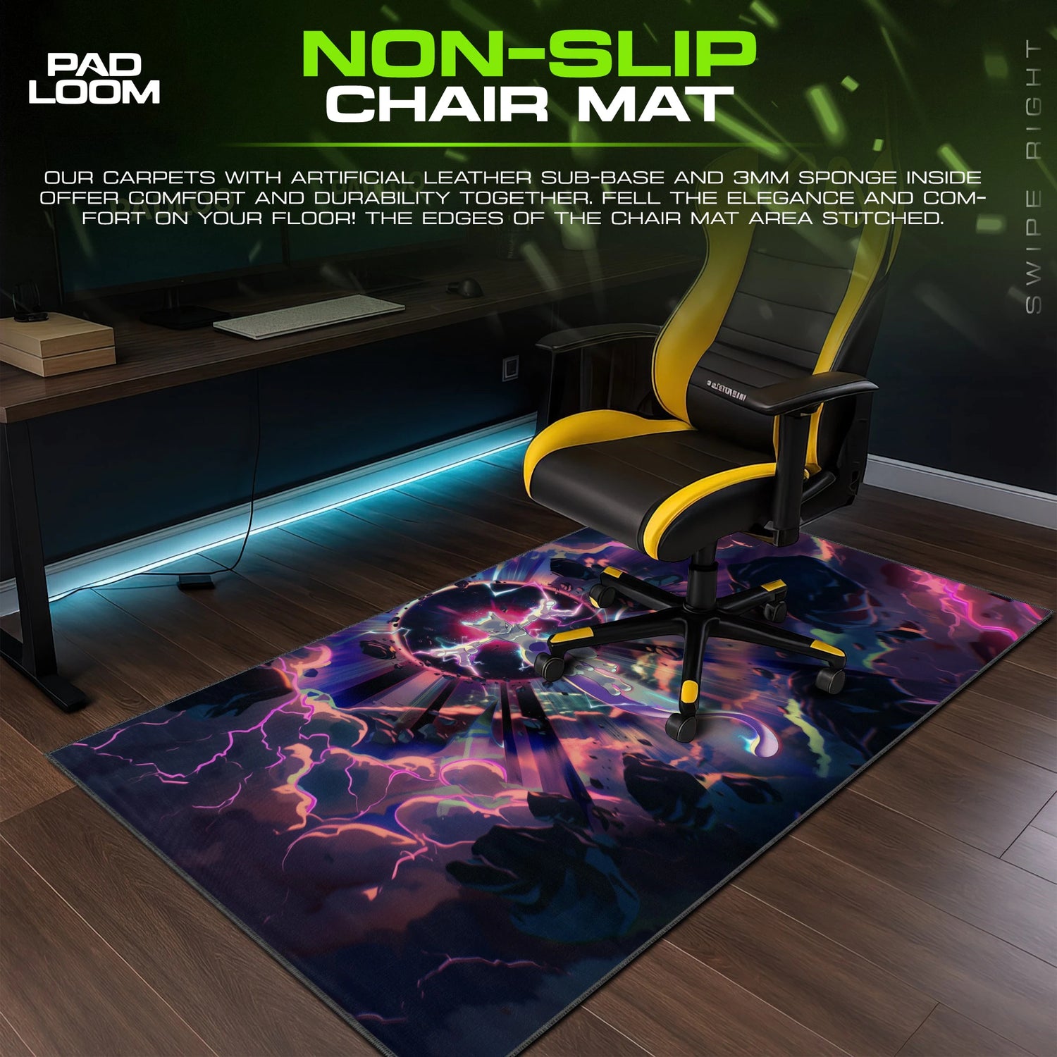 Mewtwo Void Surge Mouse Pad - Pokémon Desk Mat
