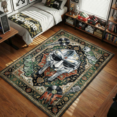 MF DOOM Persian Mask Legacy Rug - Hypebeast Floor Mat