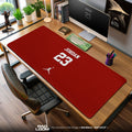 Michael Jordan 23 Mouse Pad, Minimal Pop Culture Gaming Desk Mat Padloom