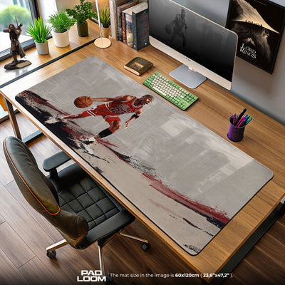 Michael Jordan City Mouse Pad, Pop Culture Chicago Gaming Desk Mat