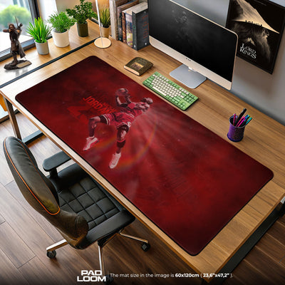 Michael Jordan Dunk Mouse Pad, Pop Culture Sports Gaming Desk Mat