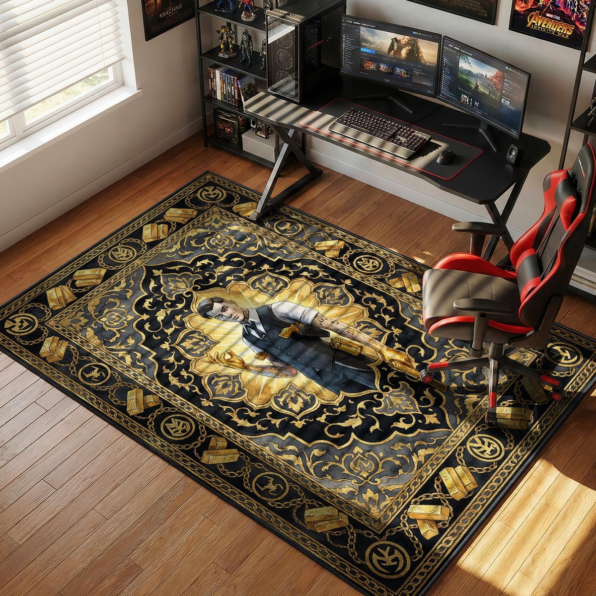 Midas Golden Touch Rug - Fortnite Chair Mat