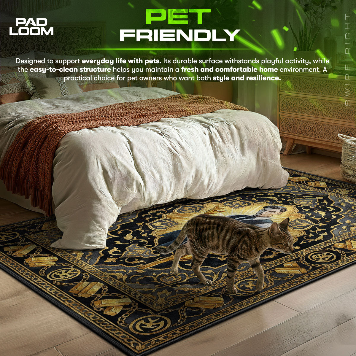 Midas Golden Touch Rug - Fortnite Chair Mat