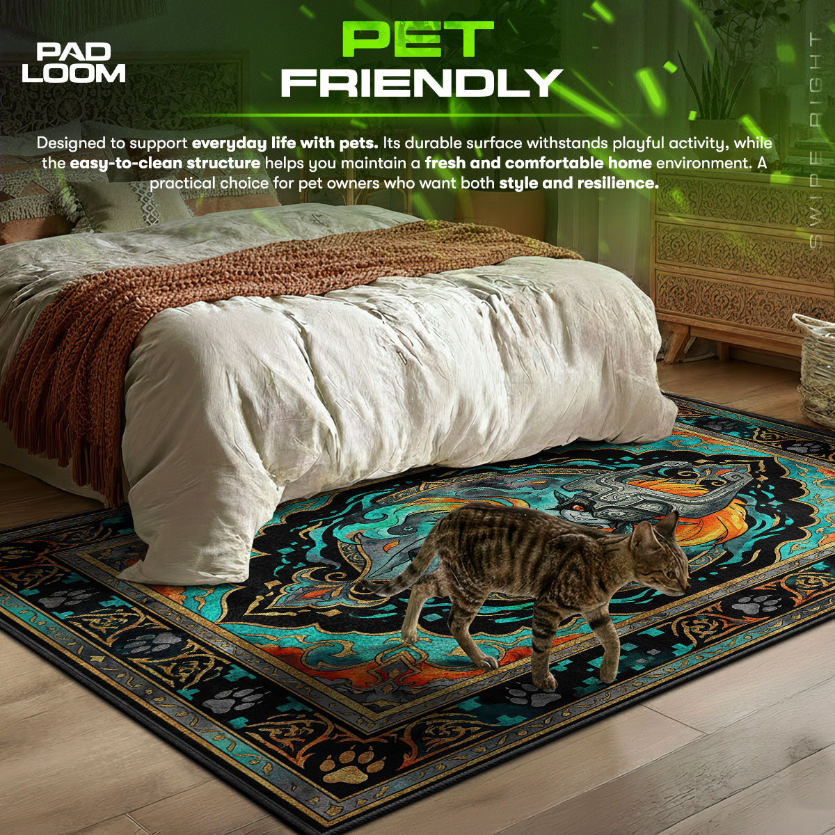 Midna Twilight Realm Rug - Zelda Chair Mat