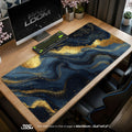Midnight Gold Flow Mouse Pad – gaming desk mat by Padloom
