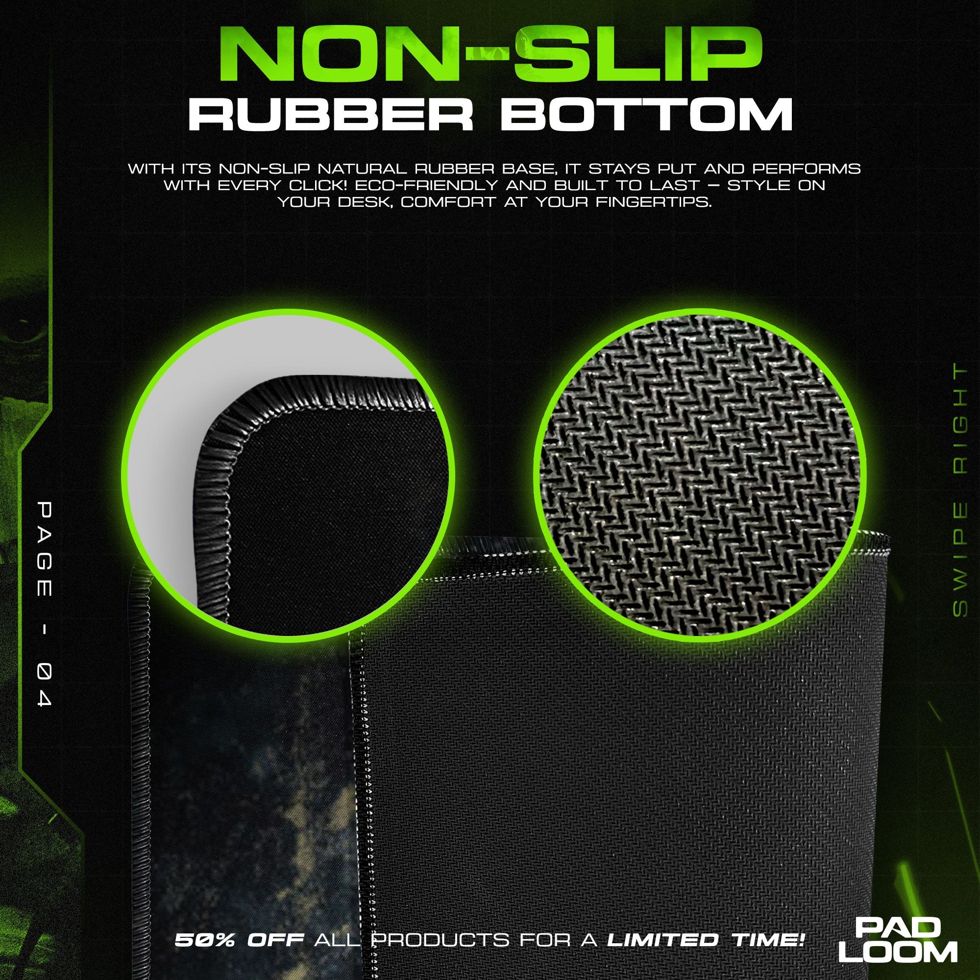 Mikasa Ackerman Mouse Pad - Scarlet Valor Anime Desk Mat Padloom