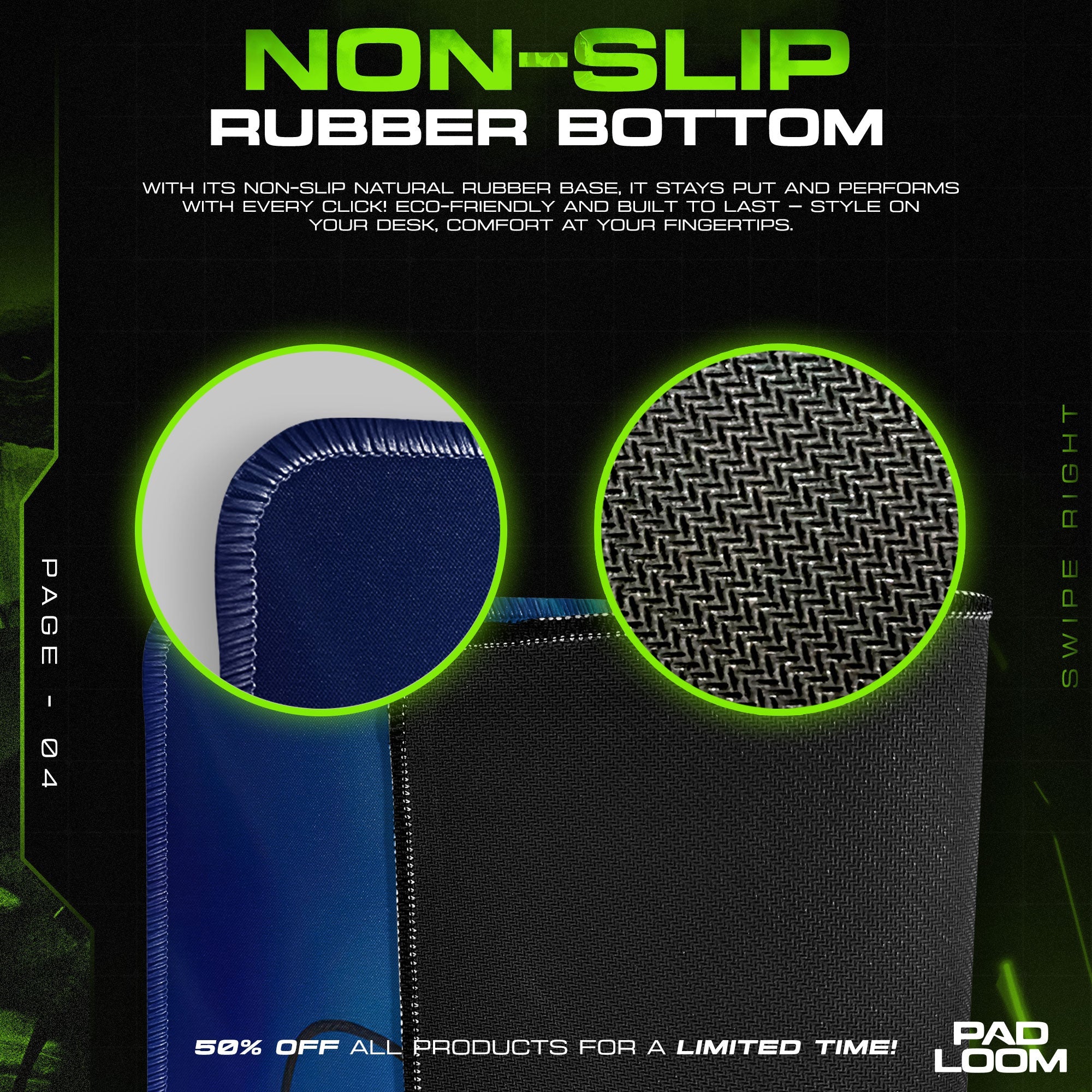 Mikasa Ackerman Mouse Pad - Sky Strike Anime Desk Mat Padloom