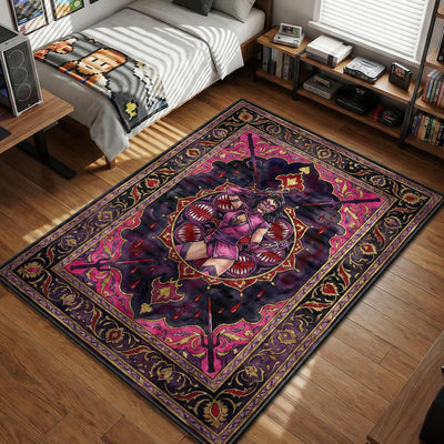 Mileena Sai Portrait Rug - Mortal Kombat Chair Mat