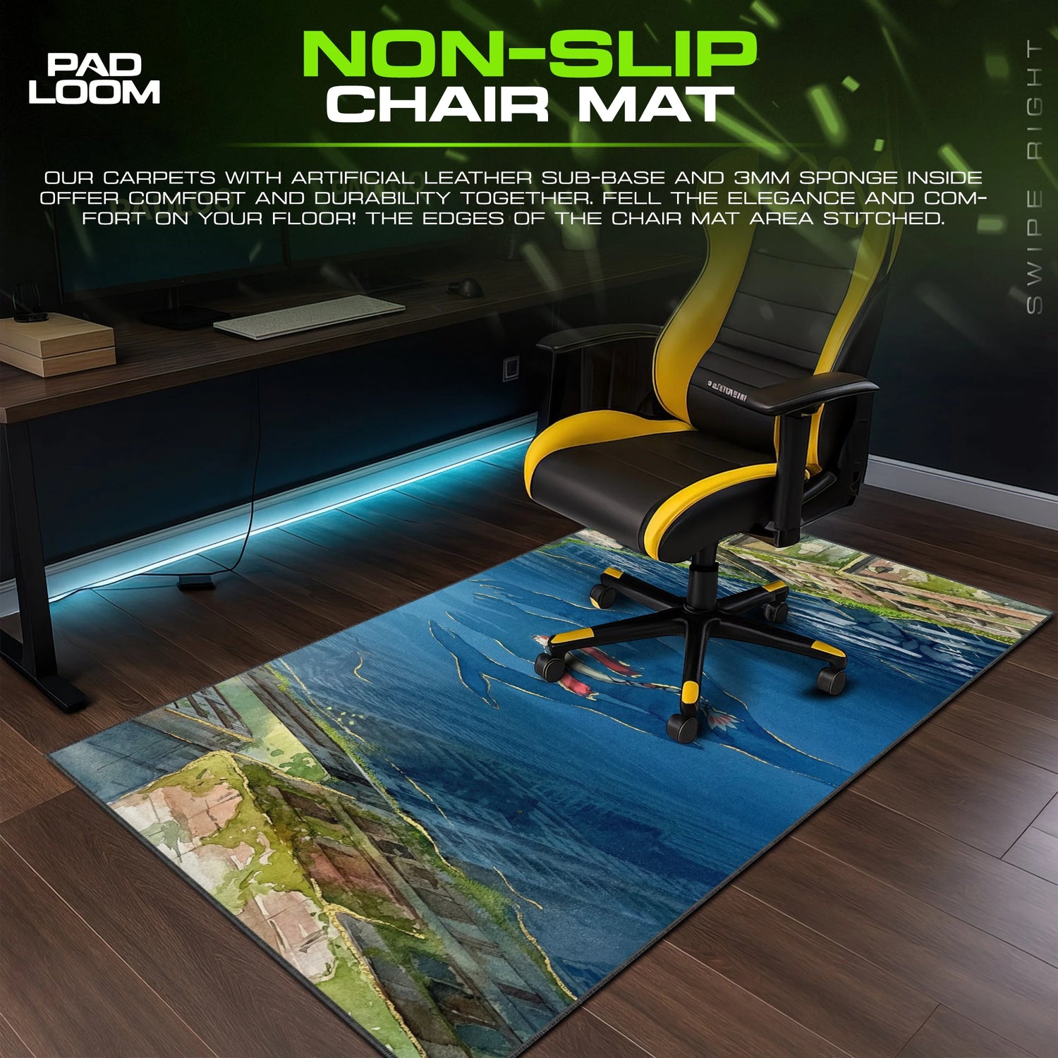 Milotic Flooded City Mouse Pad - Pokemon Desk Mat