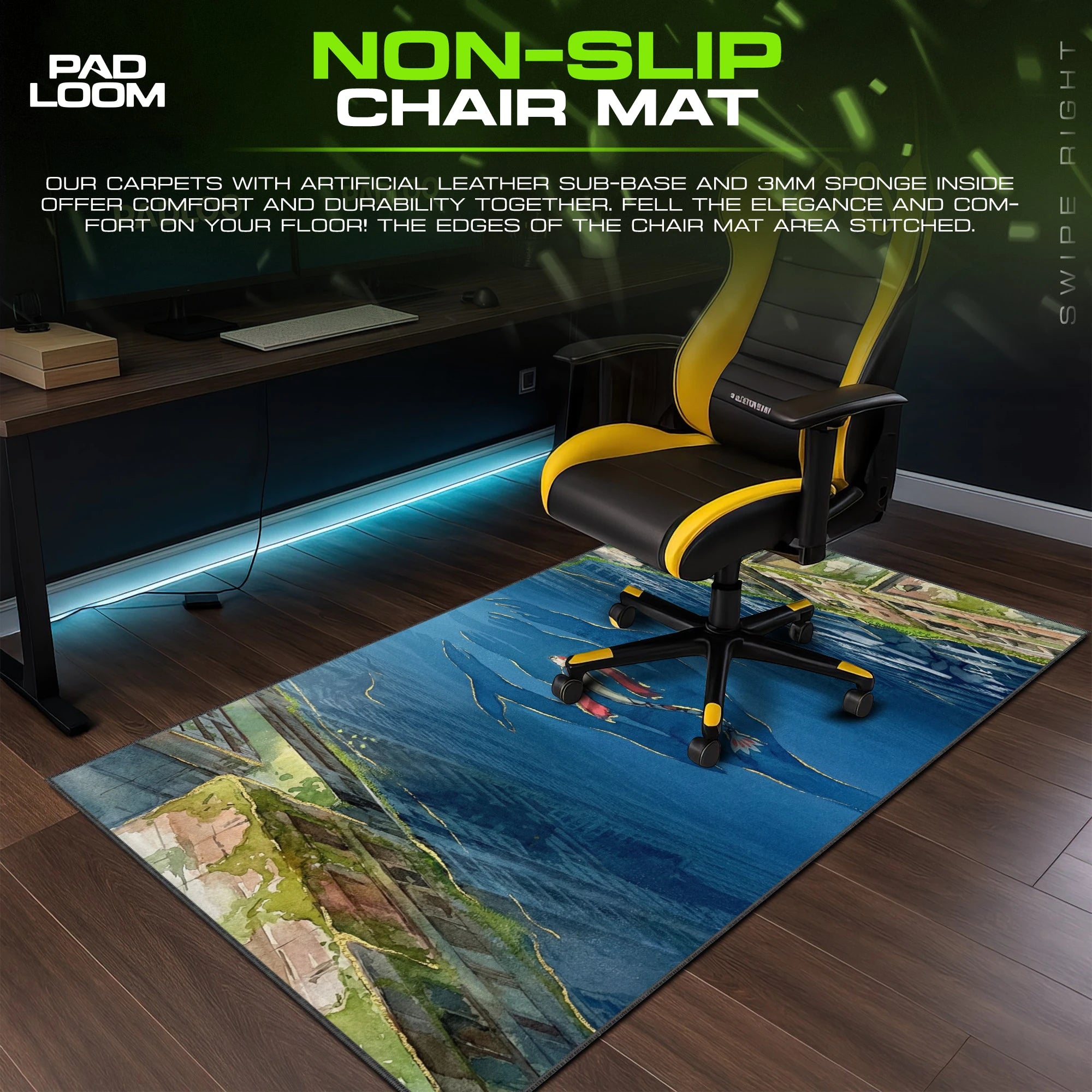 Milotic Flooded City Mouse Pad - Pokemon Desk Mat