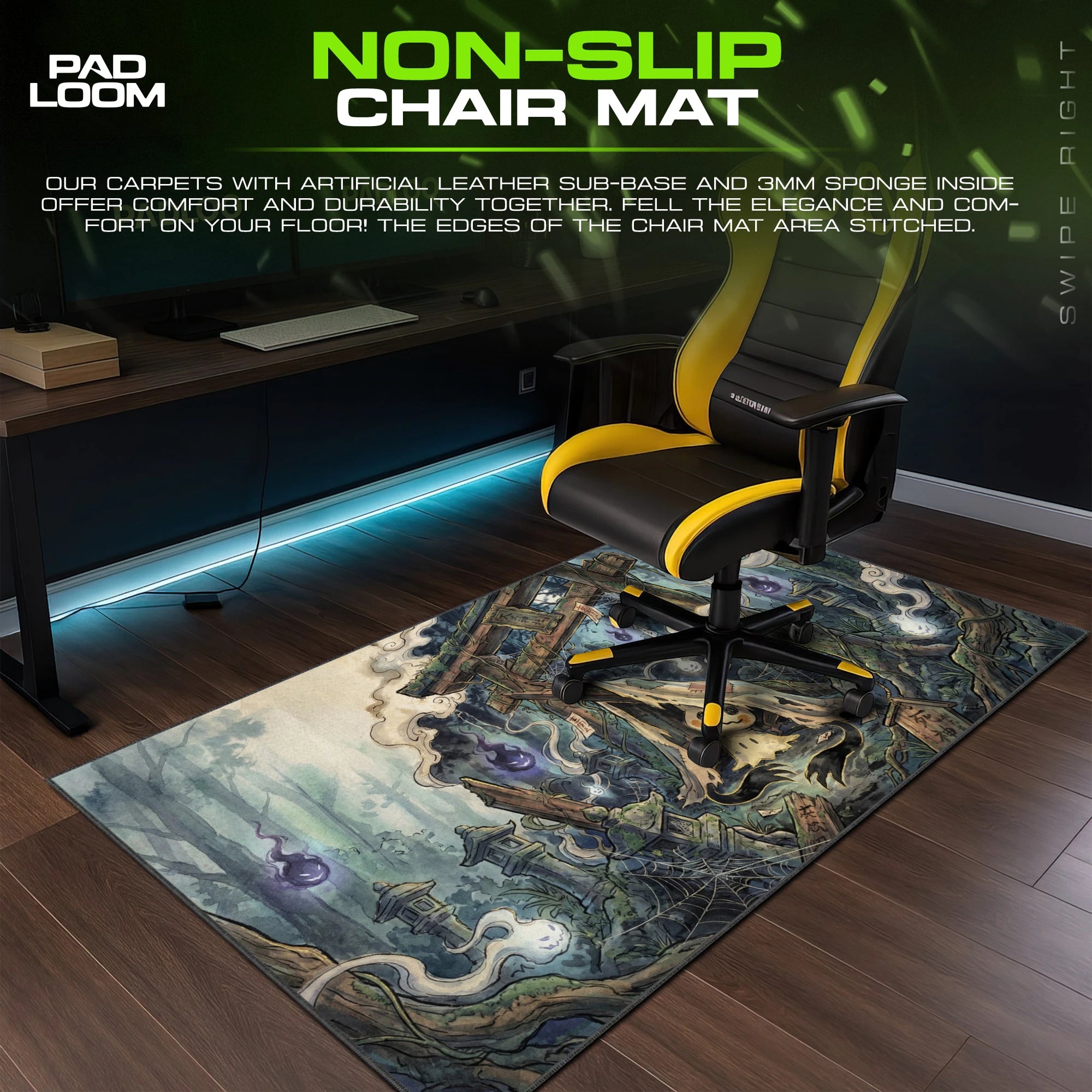 Mimikyu Haunted Shrine Mouse Pad - Pokemon Desk Mat