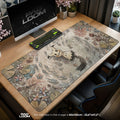 Mimikyu Patchwork Pond Mouse Pad – gaming desk mat by Padloom