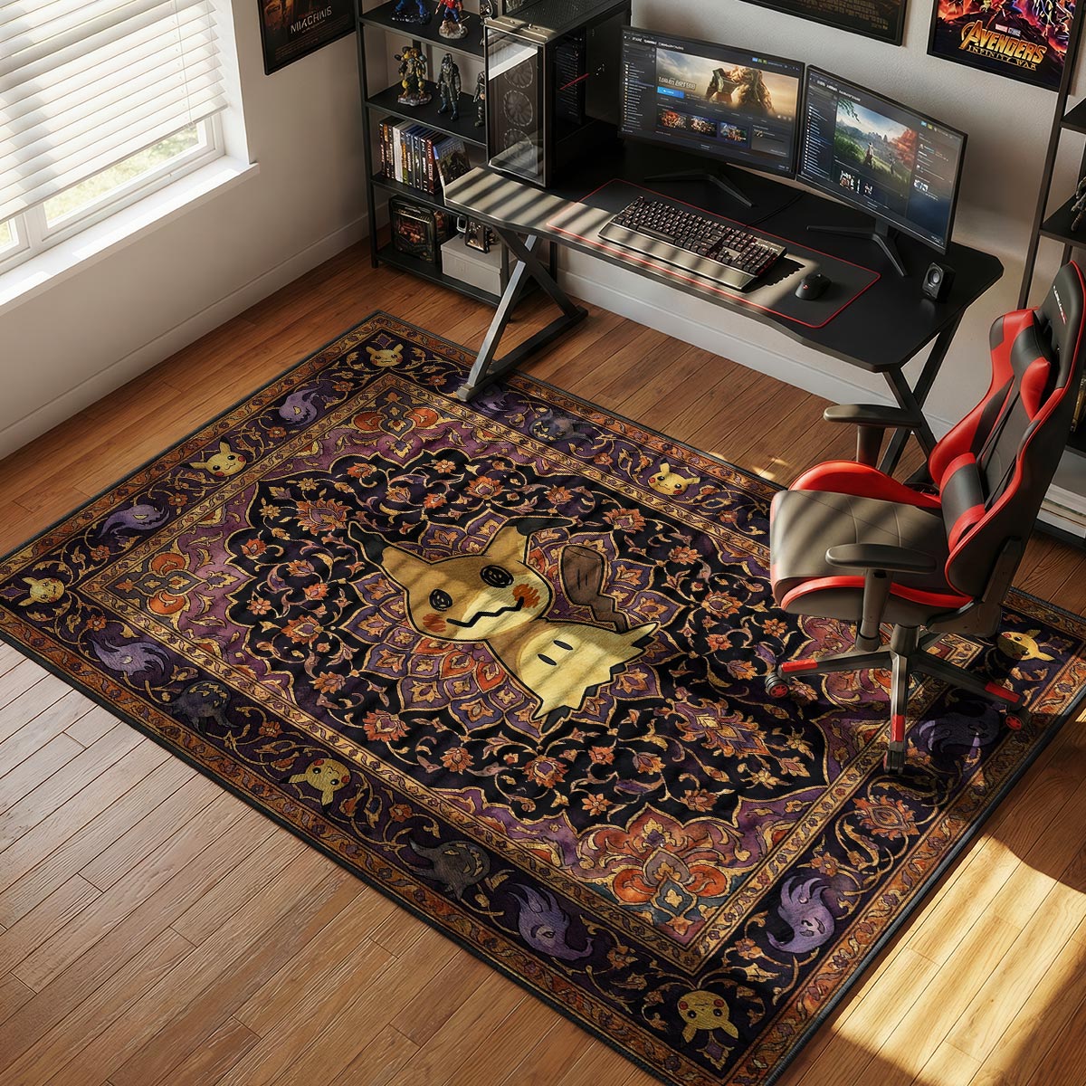 Mimikyu Disguise Chair rug — main product view