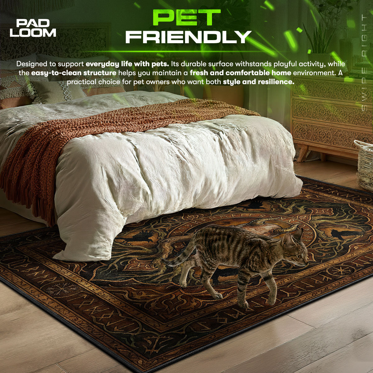 Mimir Ancient Wisdom Rug - God of War Chair Mat