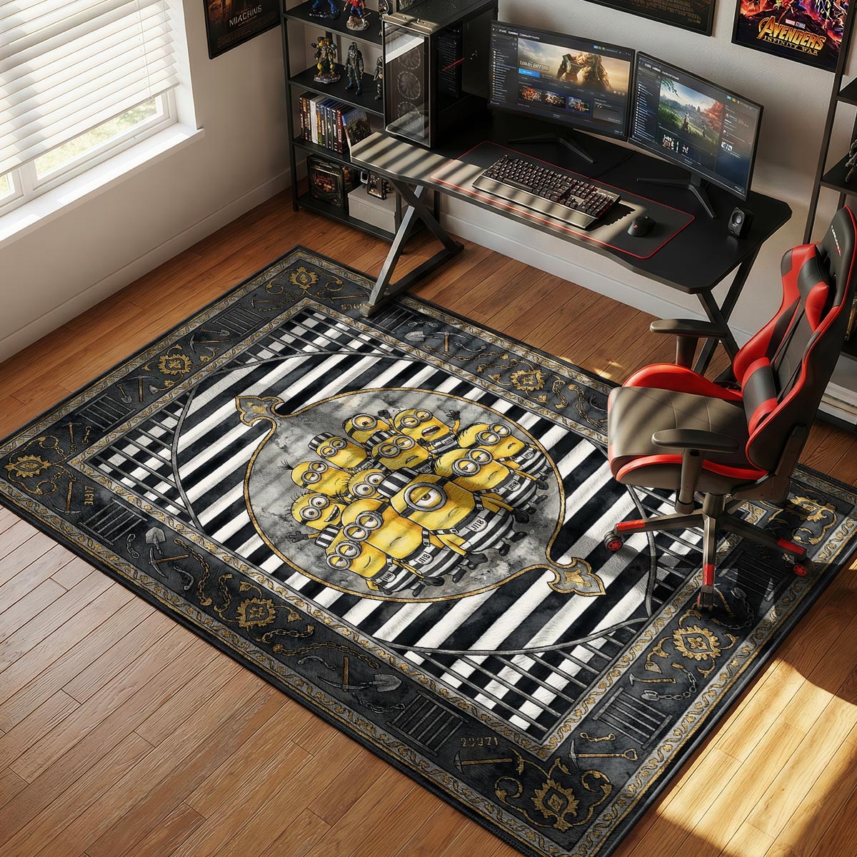 Minions Prison Escape Kids rug — main product view
