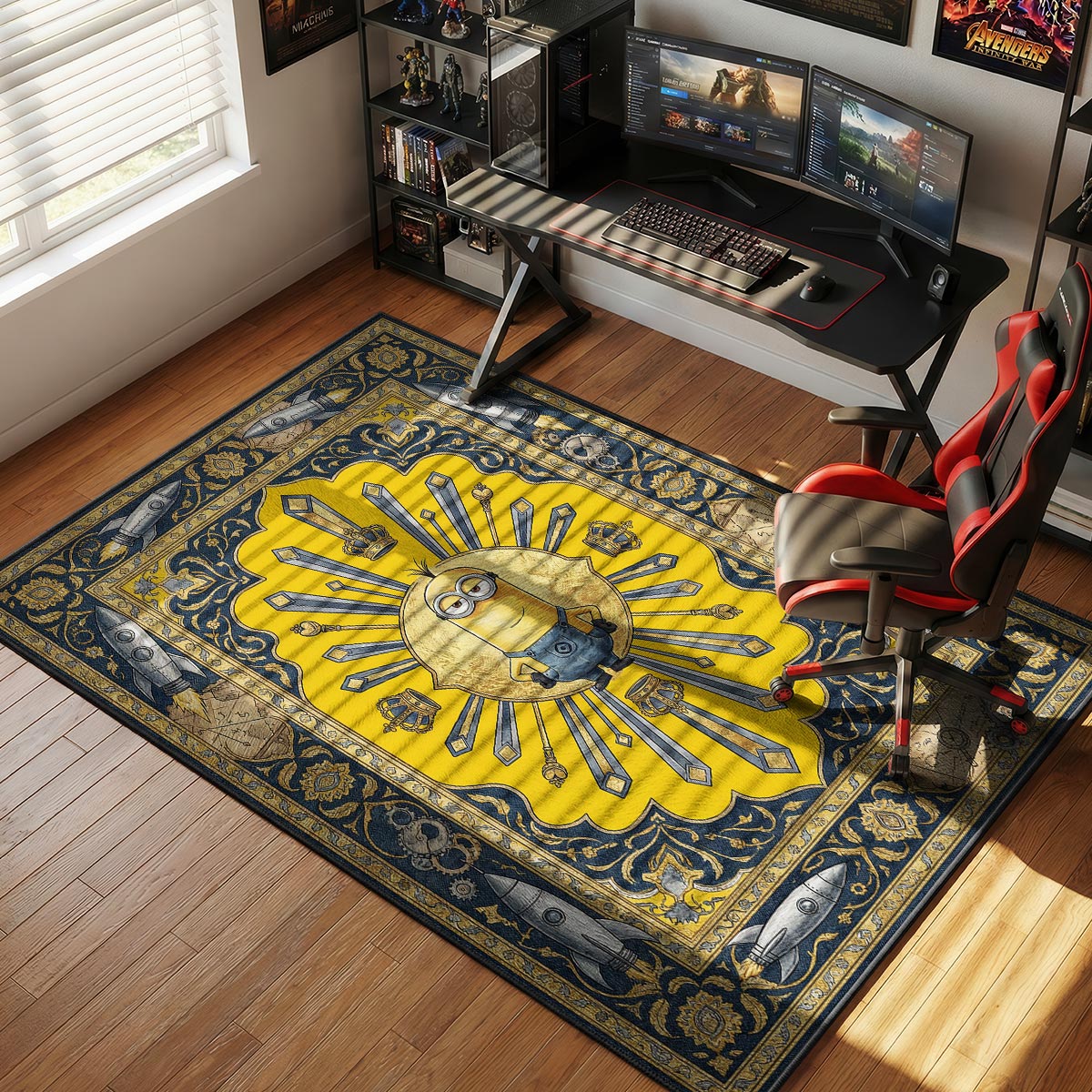 Minions Rocket Kids rug — main product view