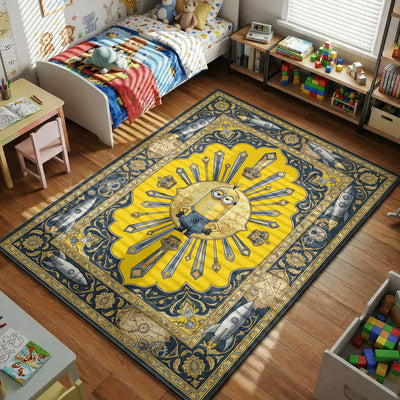 Minions Space Rocket Rug - Kids Mat
