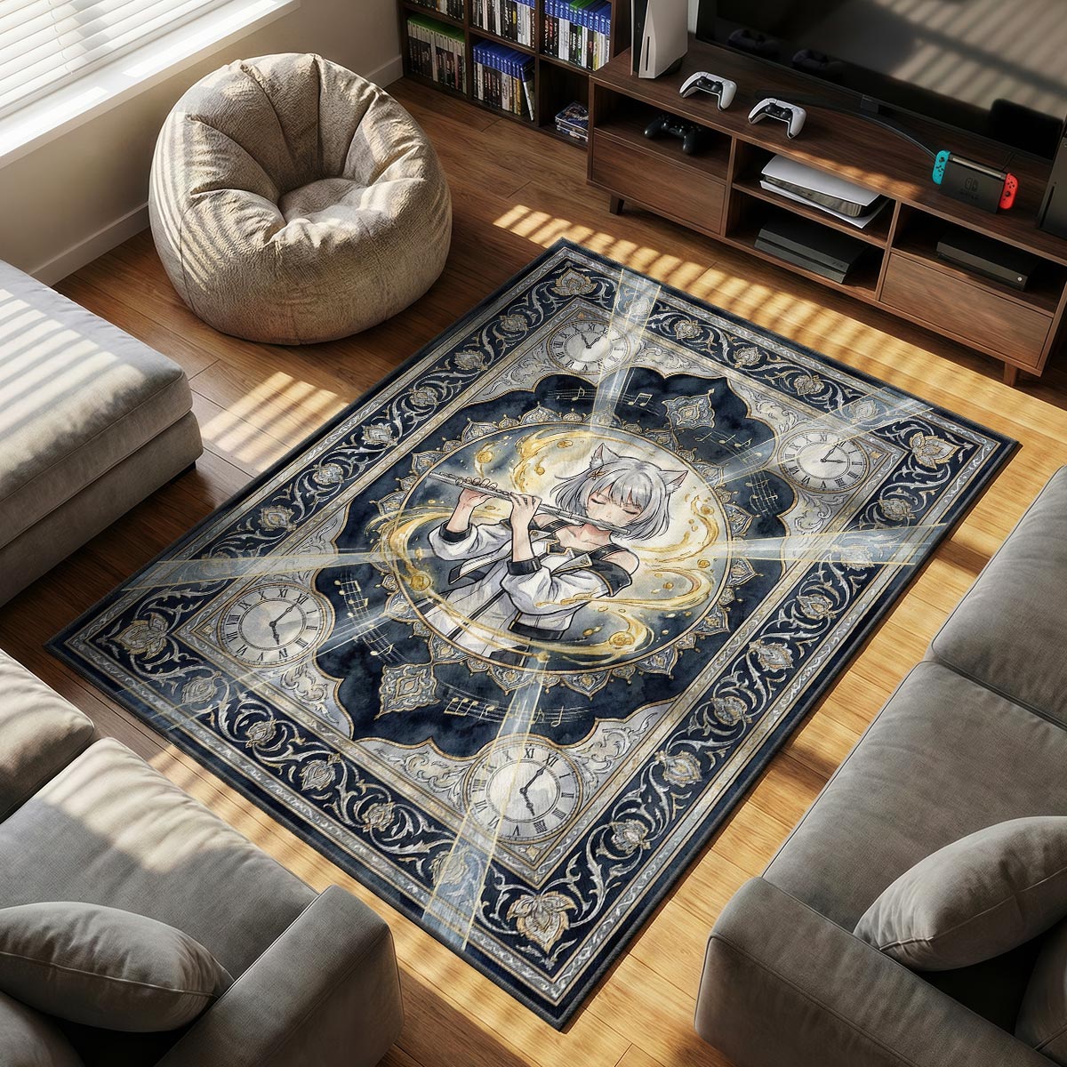 Mio Off-seer Melody Rug - Xenoblade Chair Mat