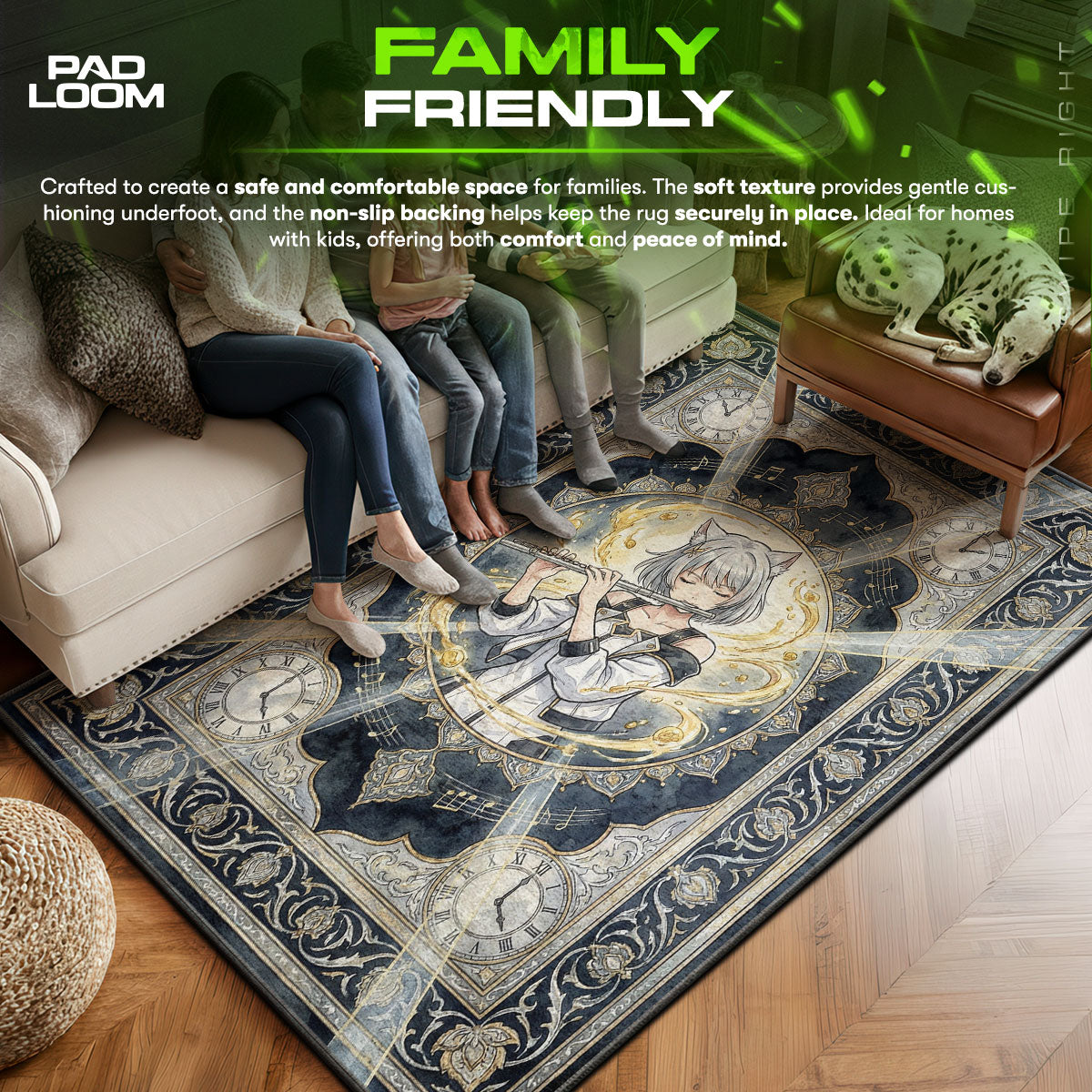 Mio Off-seer Melody Rug - Xenoblade Chair Mat