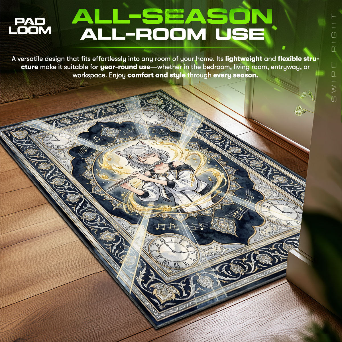 Mio Off-seer Melody Rug - Xenoblade Chair Mat