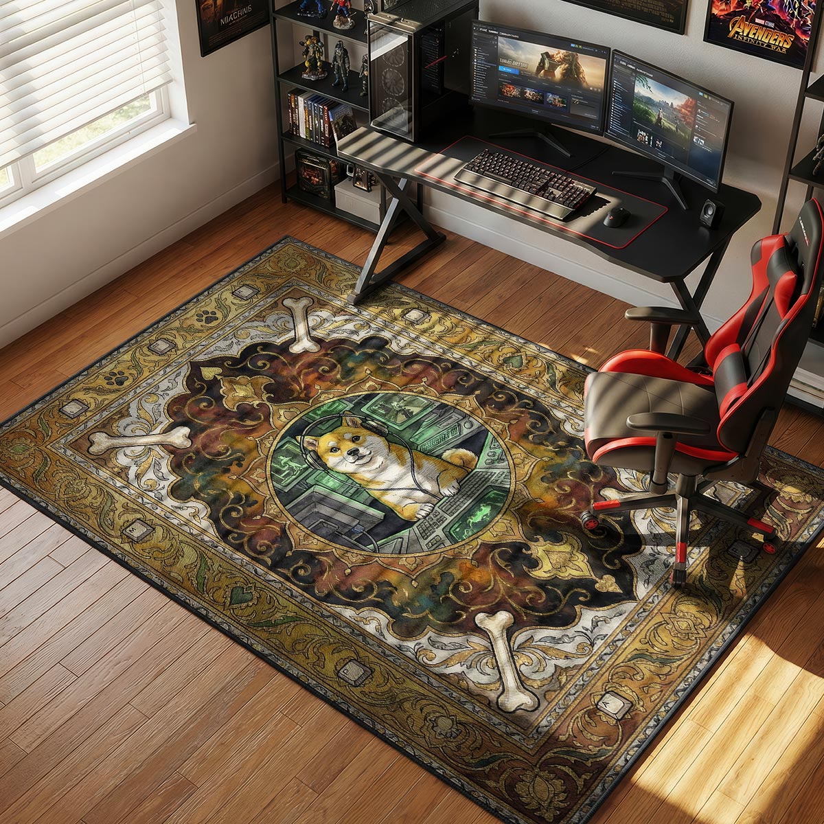 Mira Dog Mastermind Silent Hill Chair rug — main product view