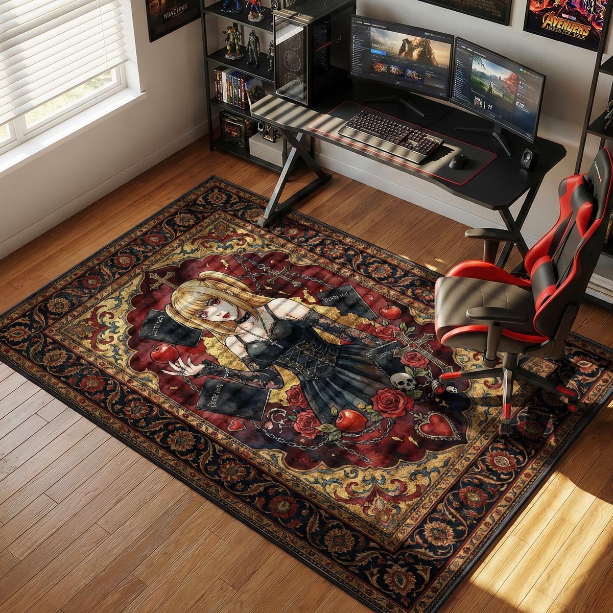 Gothic Idol Misa Rug - Death Note Chair Mat