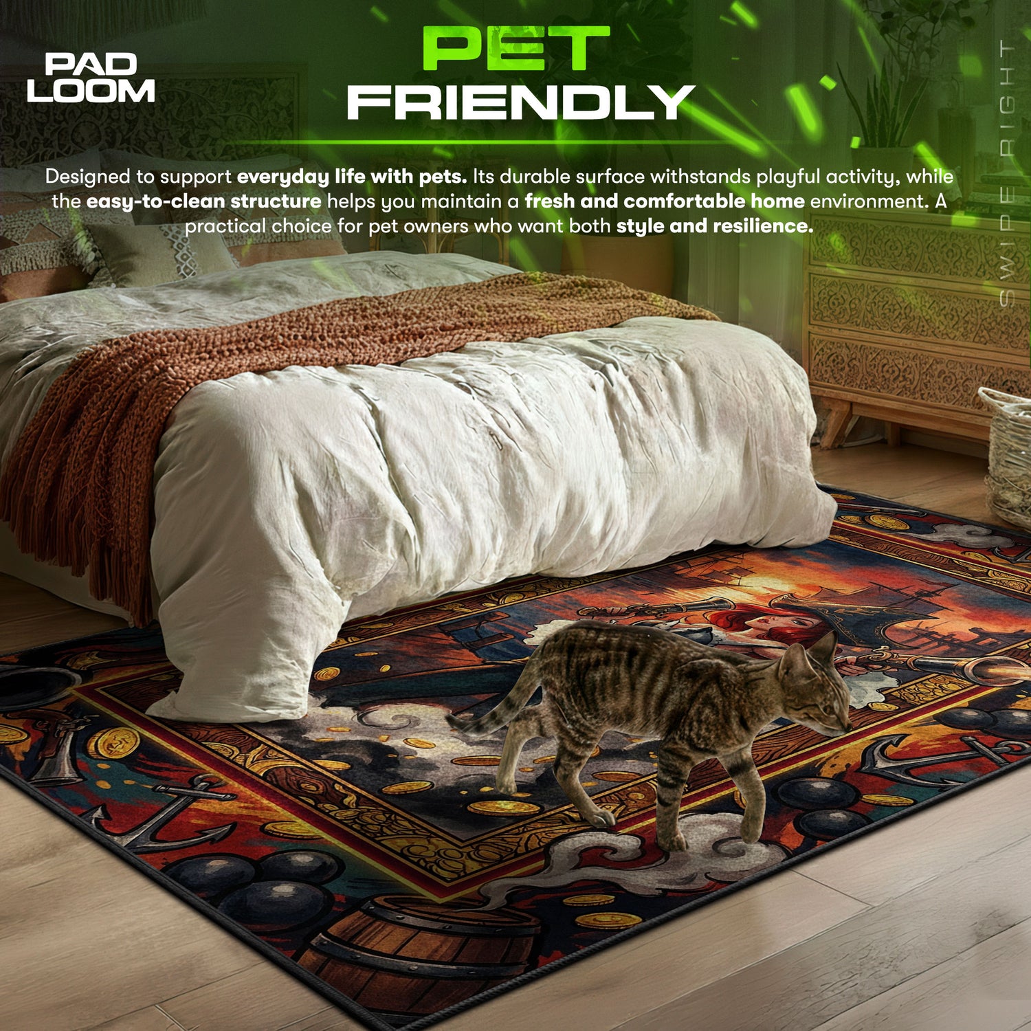 Miss Fortune Kopfgeldkönigin Teppich - League of Legends Stuhlunterlage