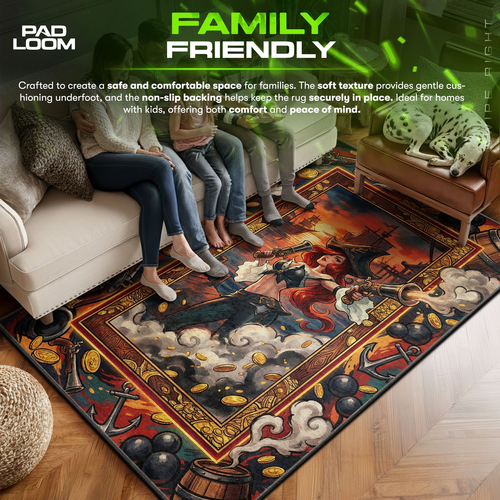 Miss Fortune Kopfgeldkönigin Teppich - League of Legends Stuhlunterlage