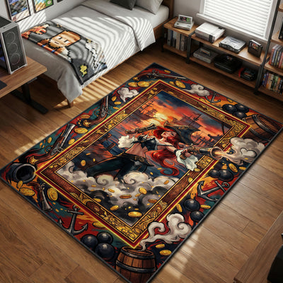 Miss Fortune Bounty Queen Rug - League of Legends Chair Mat