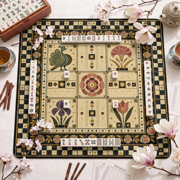 Mission Tile Mahjong Mat – neoprene mah jongg table mat