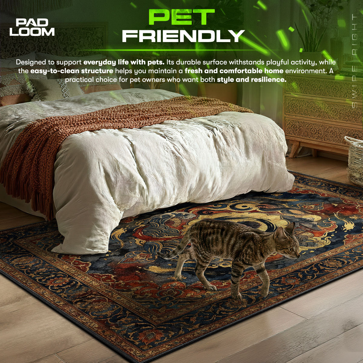 Miyamoto Musashi Enso Wave Rug - Vagabond Chair Mat