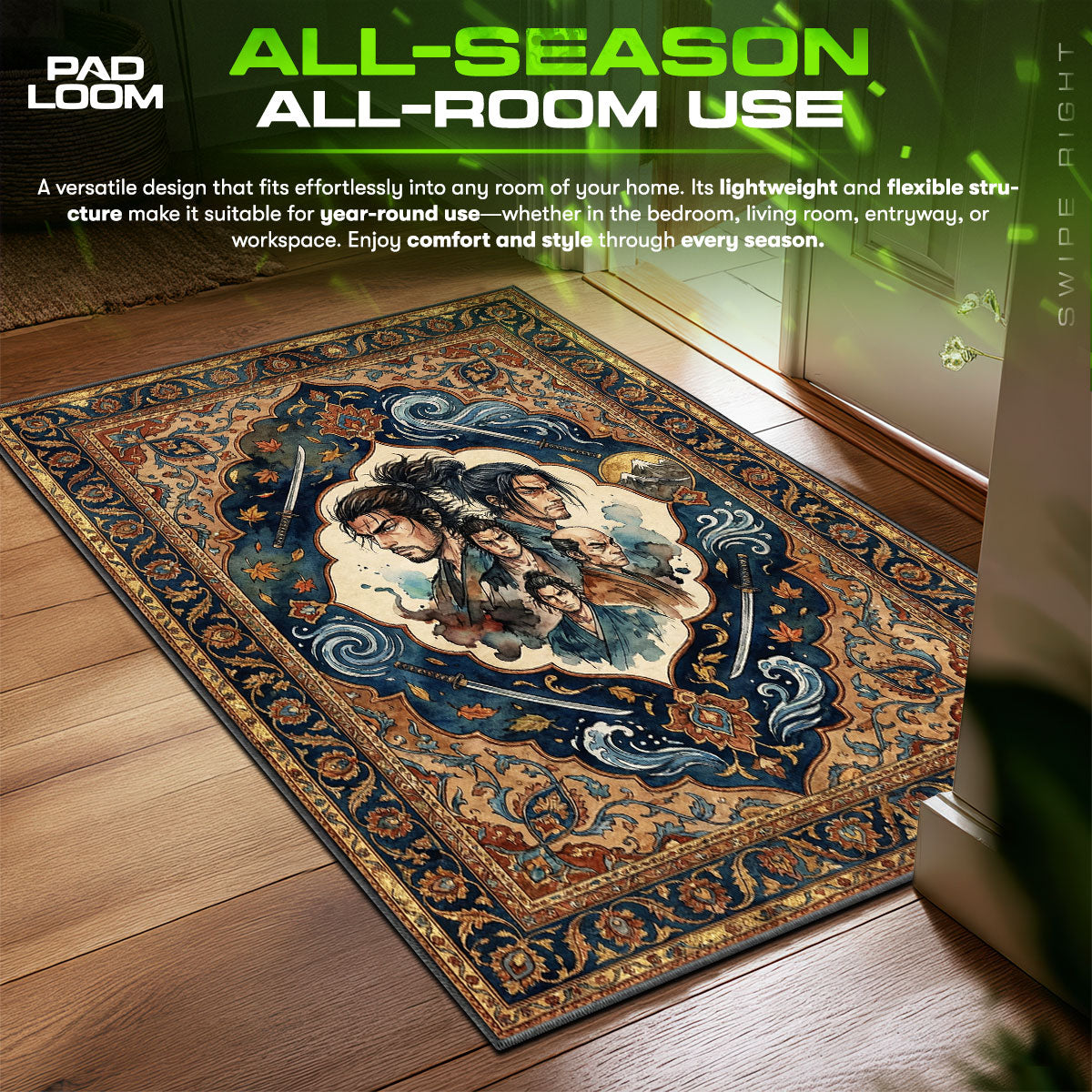 Miyamoto Musashi Legacy Rug - Vagabond Chair Mat