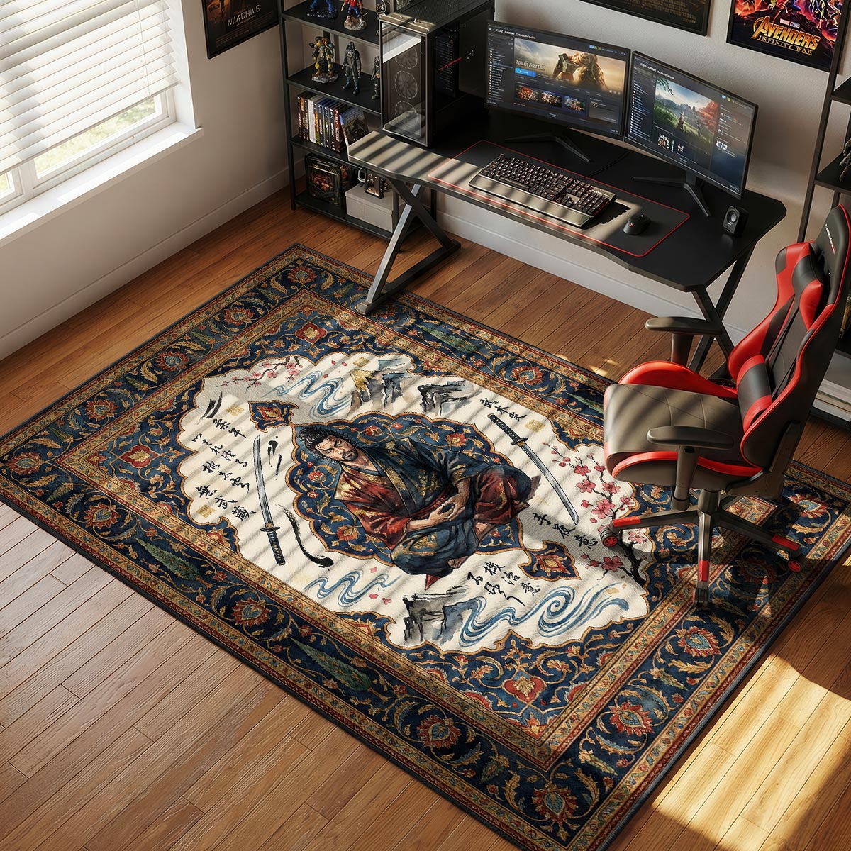 Miyamoto Musashi Meditation Rug - Vagabond Chair Mat
