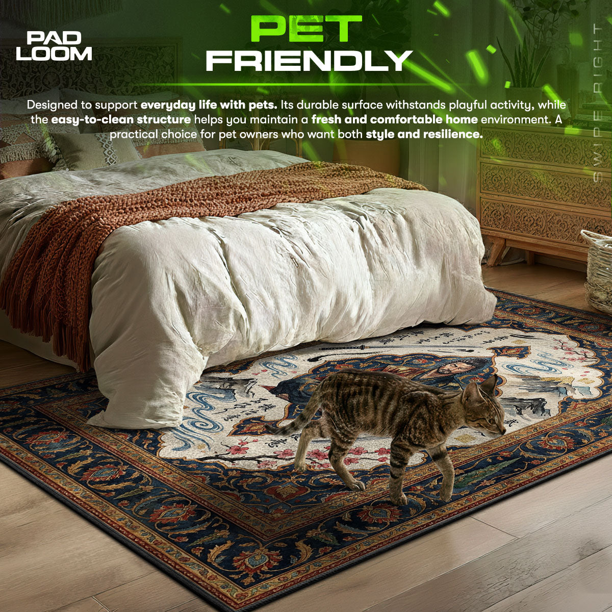 Miyamoto Musashi Meditation Rug - Vagabond Chair Mat