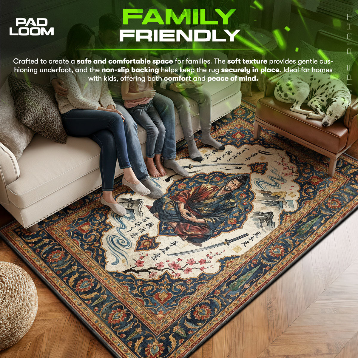 Miyamoto Musashi Meditation Rug - Vagabond Chair Mat