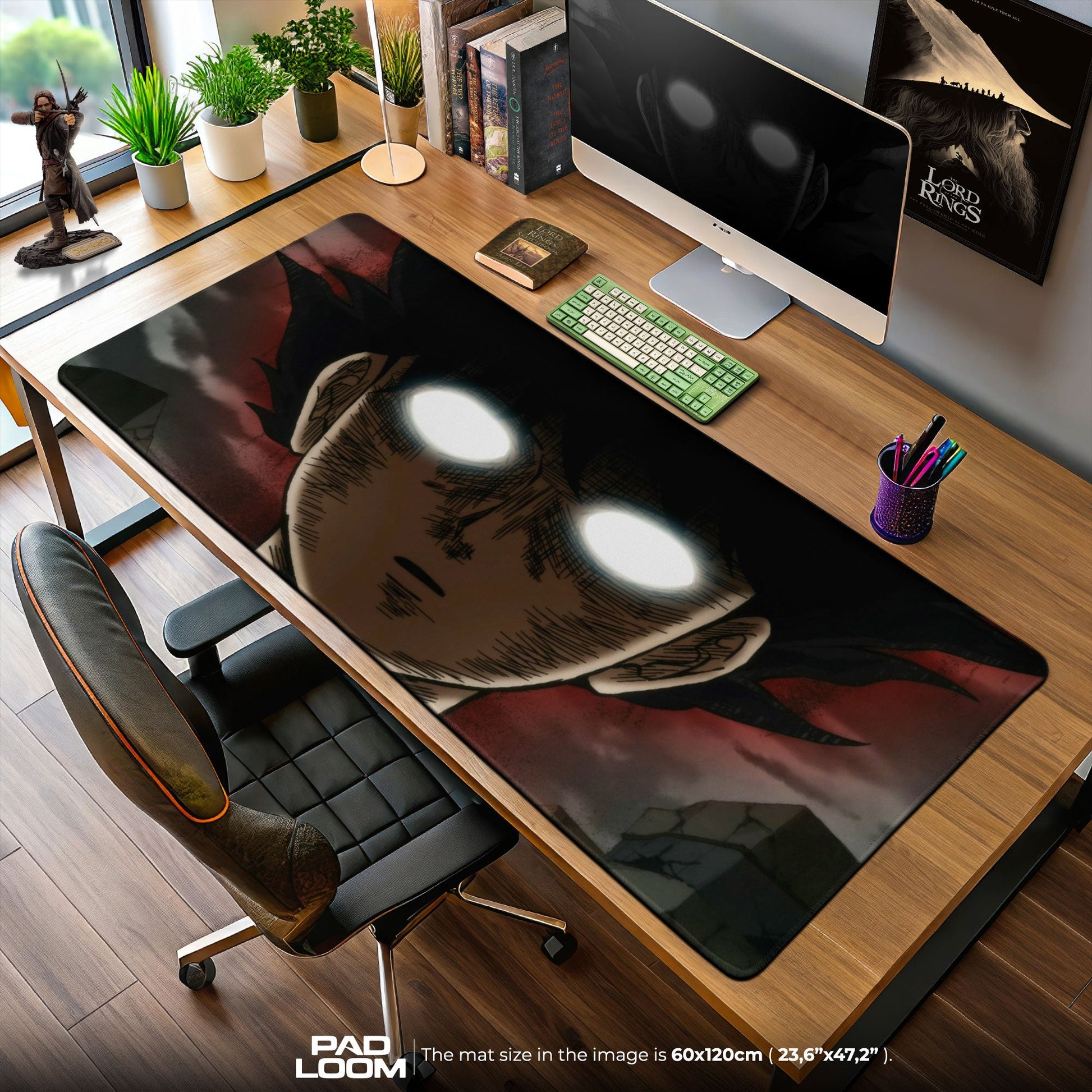 Mob Psycho Mouse Pad - Awakening Power Anime Desk Mat Padloom