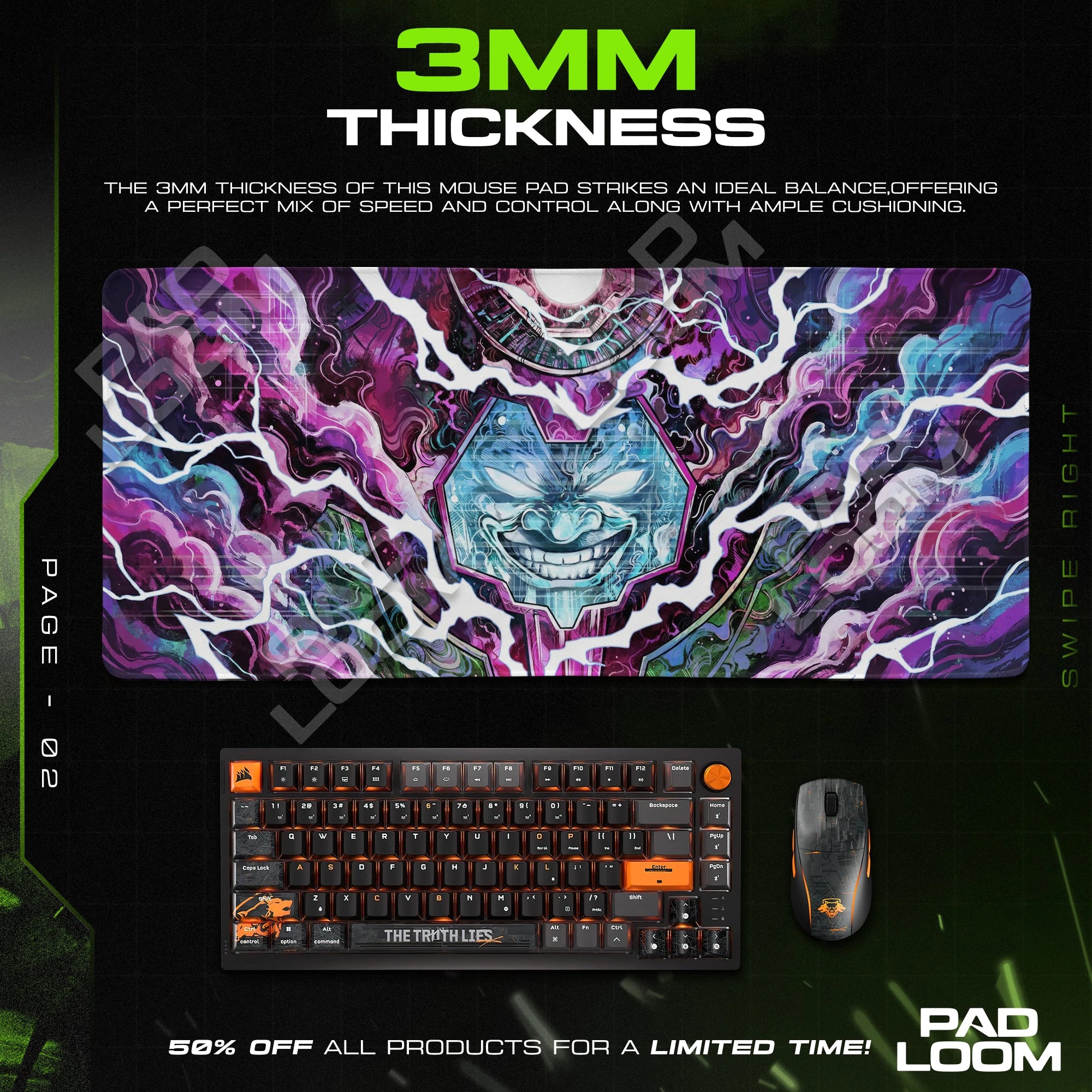 MODOK Electric Sneer Mouse Pad - Marvel Desk Mat