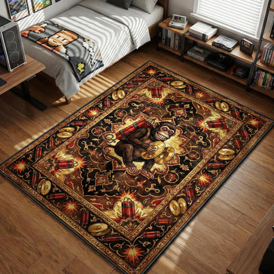 Monkey Bomb Explosive Trap Rug - Call of Duty Chair Mat