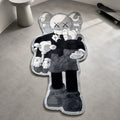 Monochrome Kaws area rug – main product view