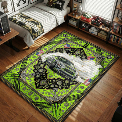 Monster Energy Mustang Teppich - Drift Fußmatte